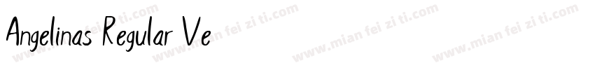 Angelinas Regular Ve字体转换
